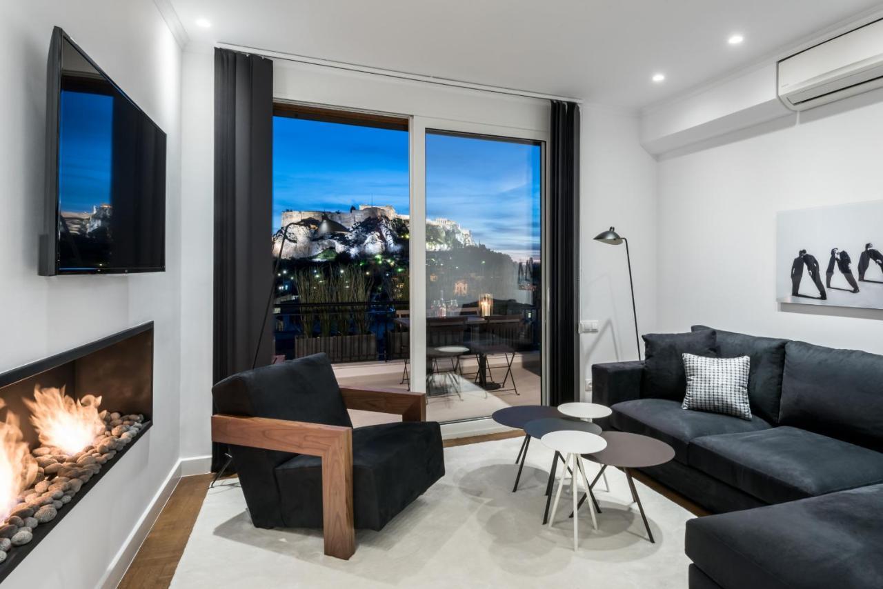 Executive 2 Bdr Suite In Plaka - Acropolis View เอเธนส์ ภายนอก รูปภาพ
