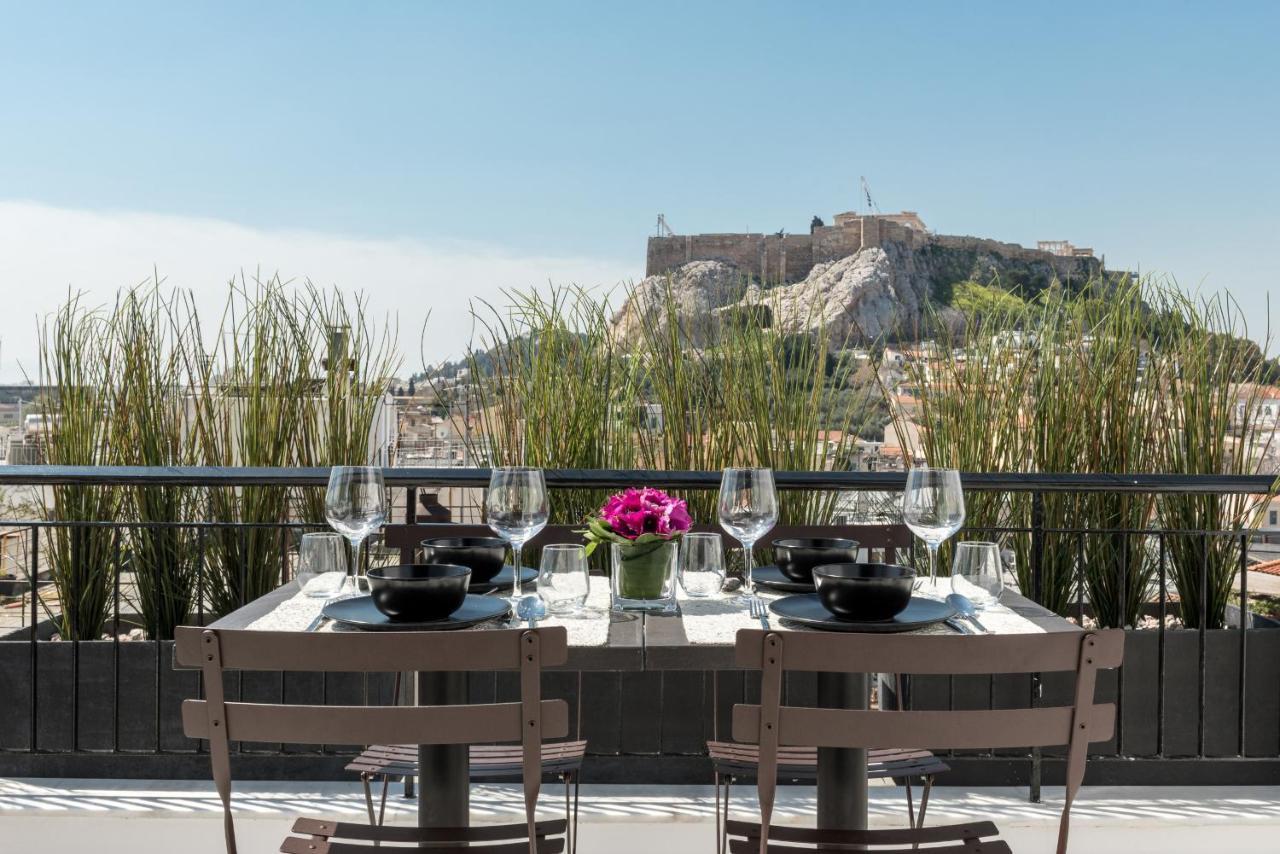 Executive 2 Bdr Suite In Plaka - Acropolis View เอเธนส์ ภายนอก รูปภาพ